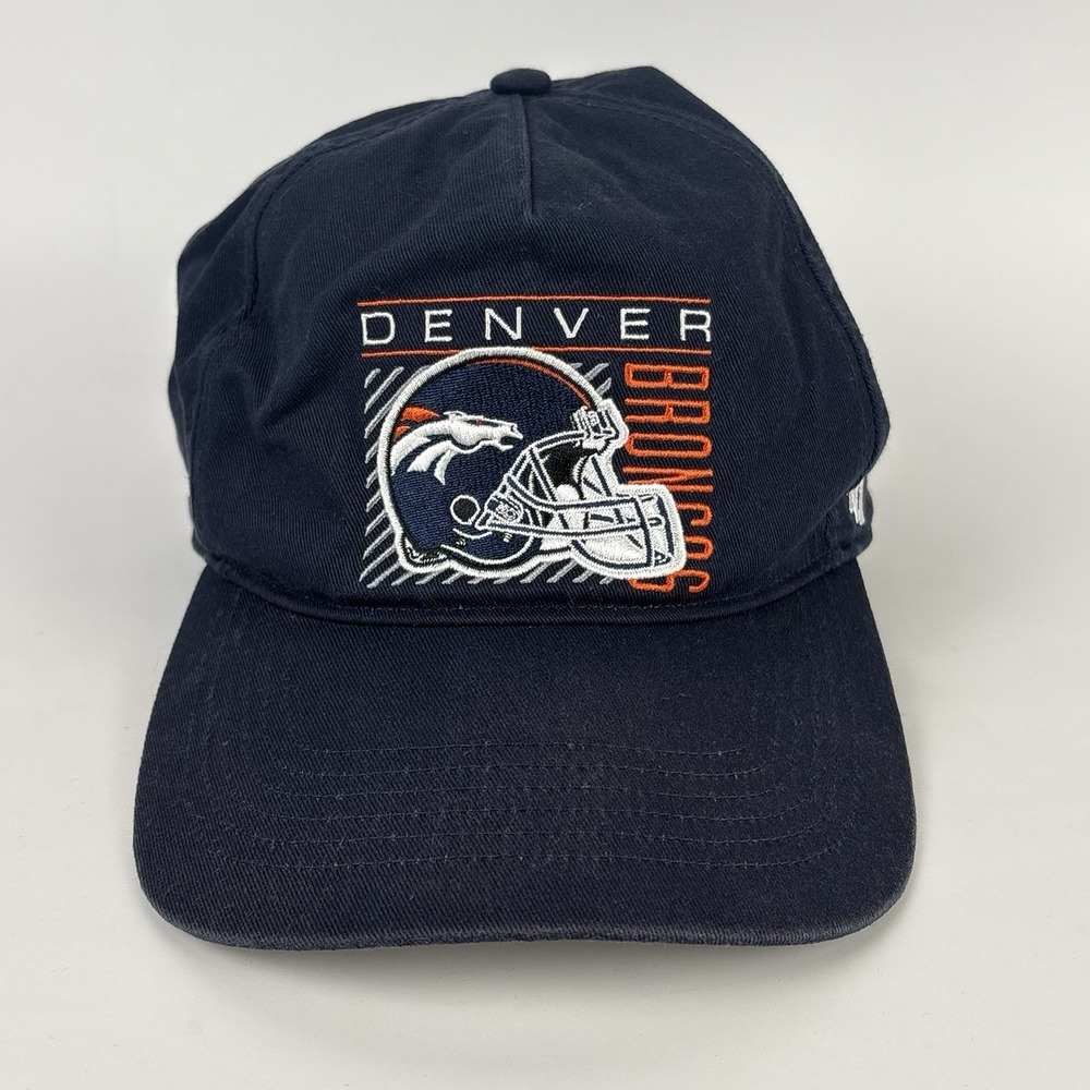 Denver Broncos 47 Brand Hat SnapBack Dad Hat One Size Navy Blue NFL Football